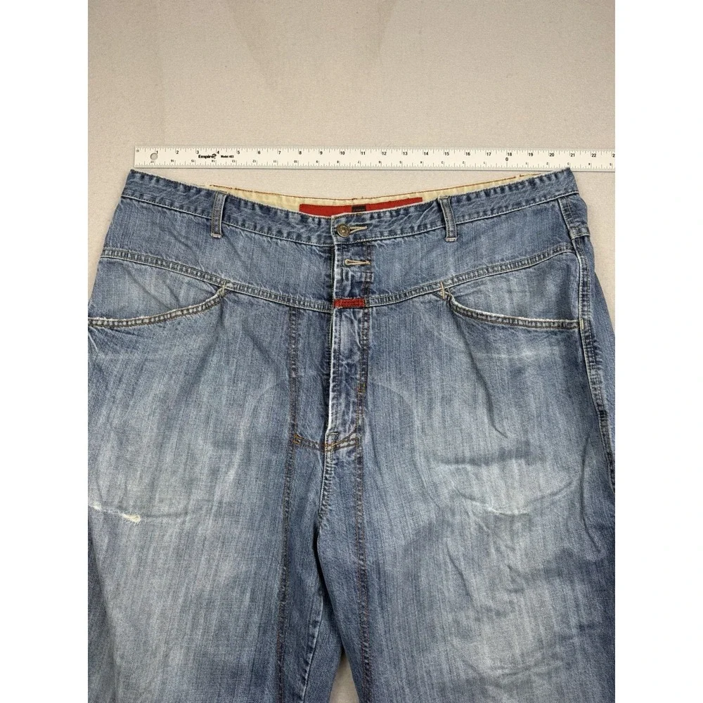 Vintage Marithe Francois Girbaud Jean Shorts Mens Size 42 Baggy